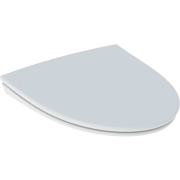 Porsgrund Glow toalettsete, avtagbar, hvit