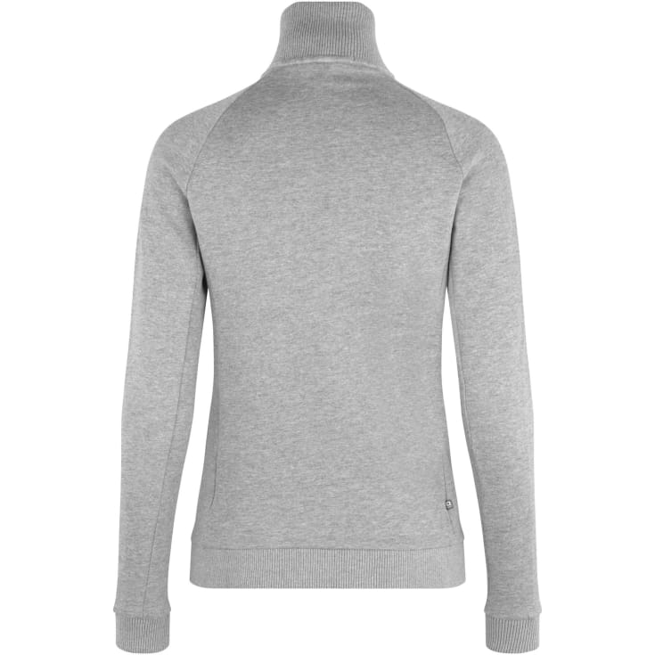 ID dame cardigan med lynlås, Grå Melange, XL