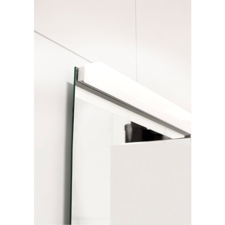 Noro Flex led-belysningsprofil, 600x40 mm, krom