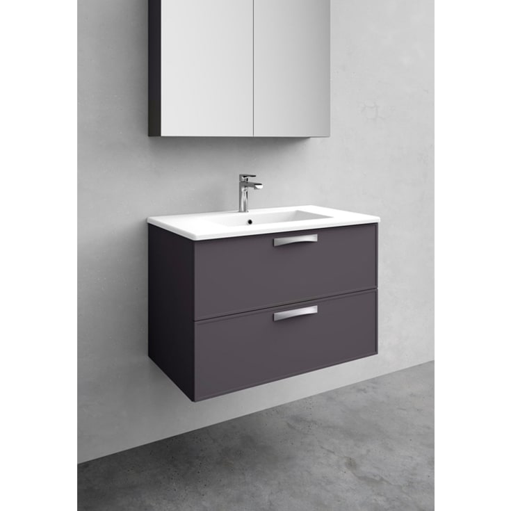 Noro Vogue servantskap, 80x45.3 cm, antrasittgrå