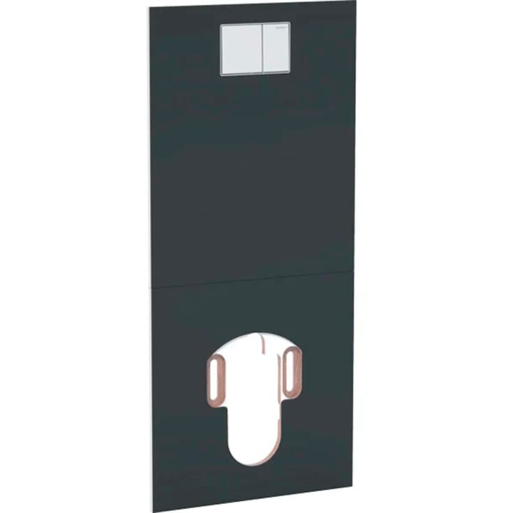 Geberit AquaClean designplate, svart/glass