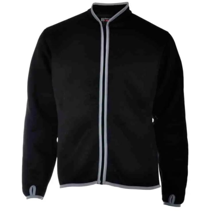 Bekken & Strøm Jaren fiberpelsjakke, unisex, str. L, sort/grå