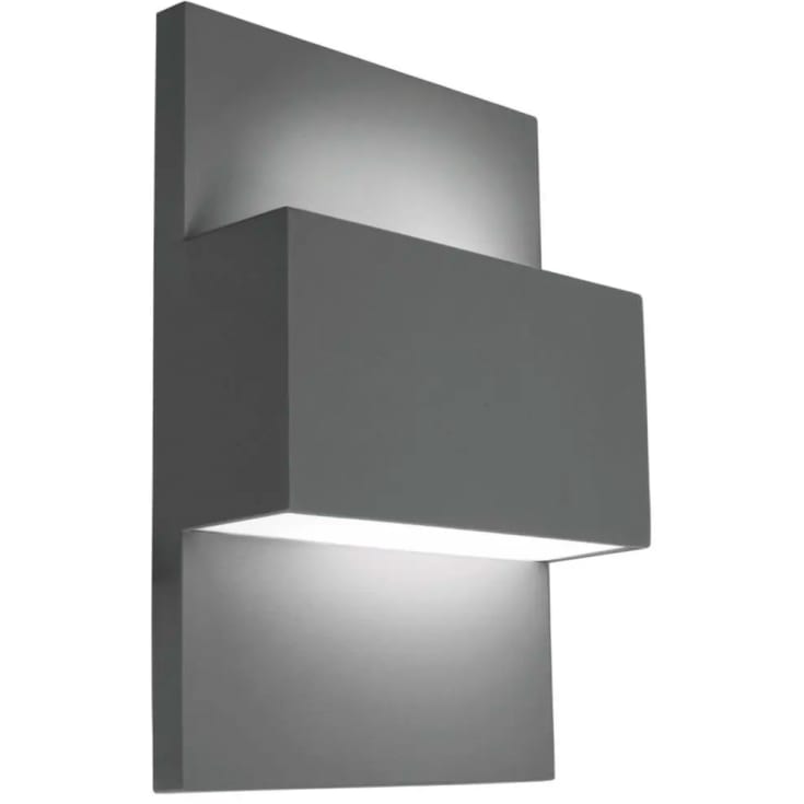 Norlys Geneve 1874 vegglampe, E27, 11W, LED, IP65, grafitt