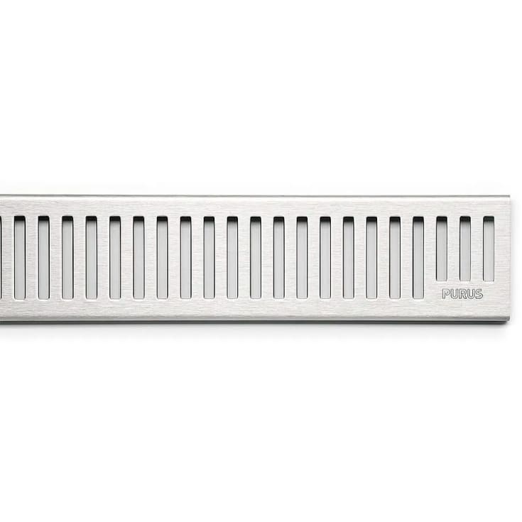 Purus Line Rib rist, 900 mm, rustfritt stål