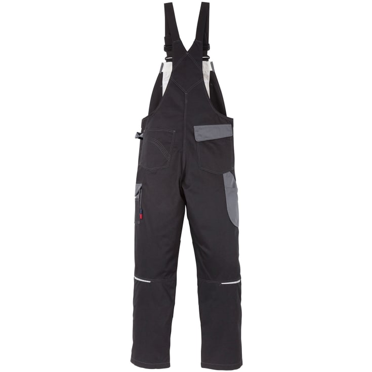 Kansas Icon arbejdsoveralls, Sort/Grå, C160