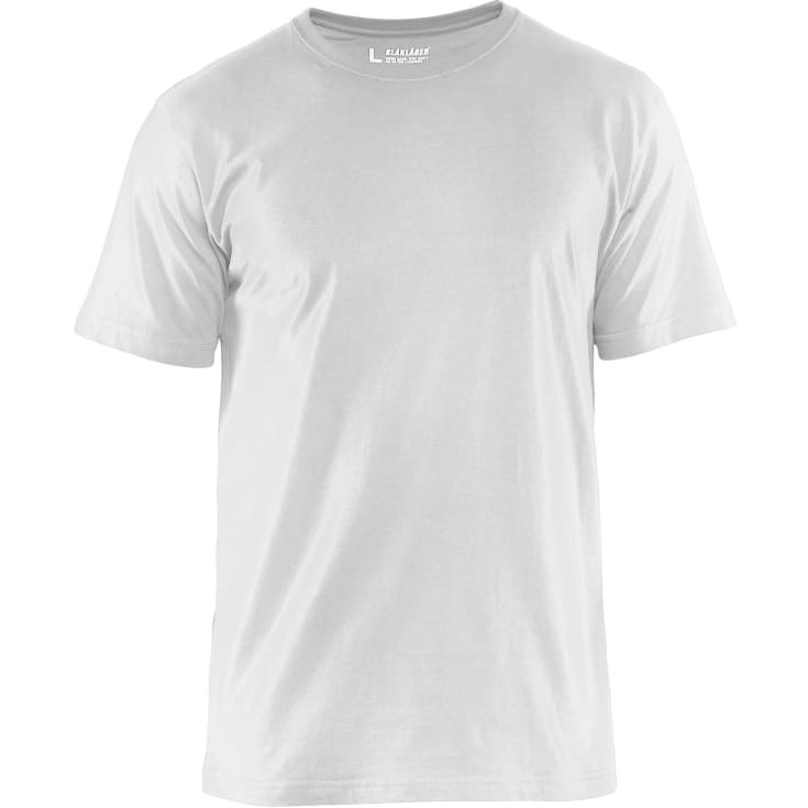 Blåkläder Workwear 3525 t-skjorte, hvit, str. 4XL