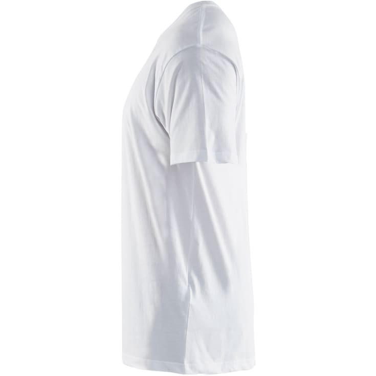 Blåkläder Workwear 3525 t-shirt, med ekstra længde, hvid, str. LT