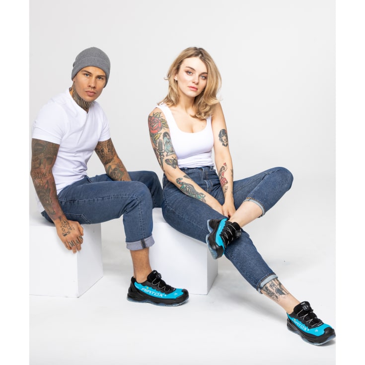 Airtox TX22 sikkerhedssko S3, Blå/Sort, 38