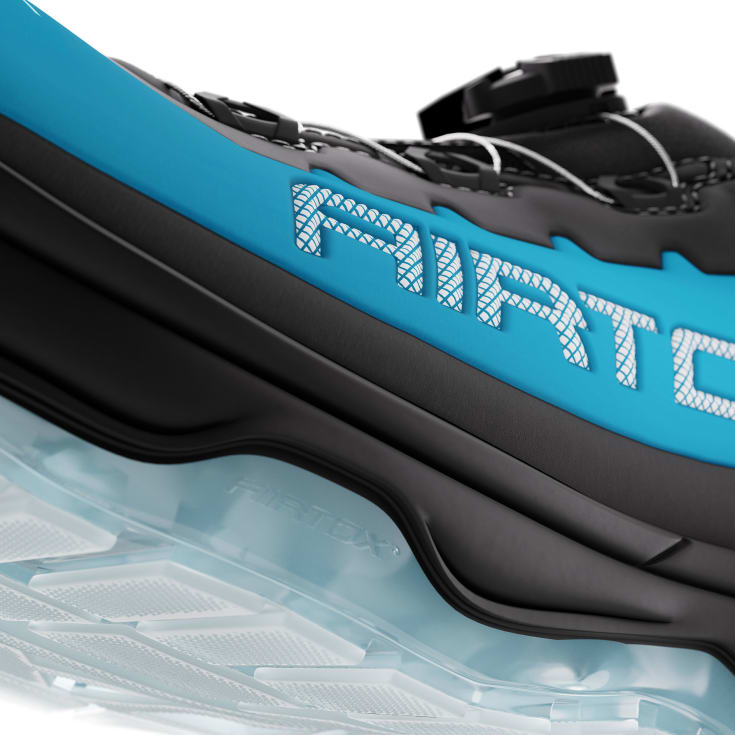 Airtox TX22 skyddssko, S3, svart/blÄ, stl 43