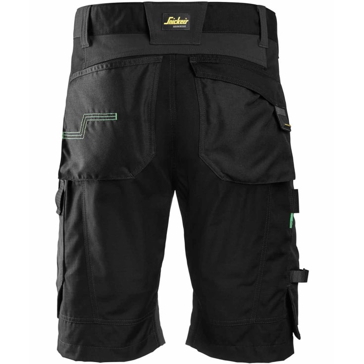 Snickers Flexiwork arbejdsshorts 6914, Sort, 46