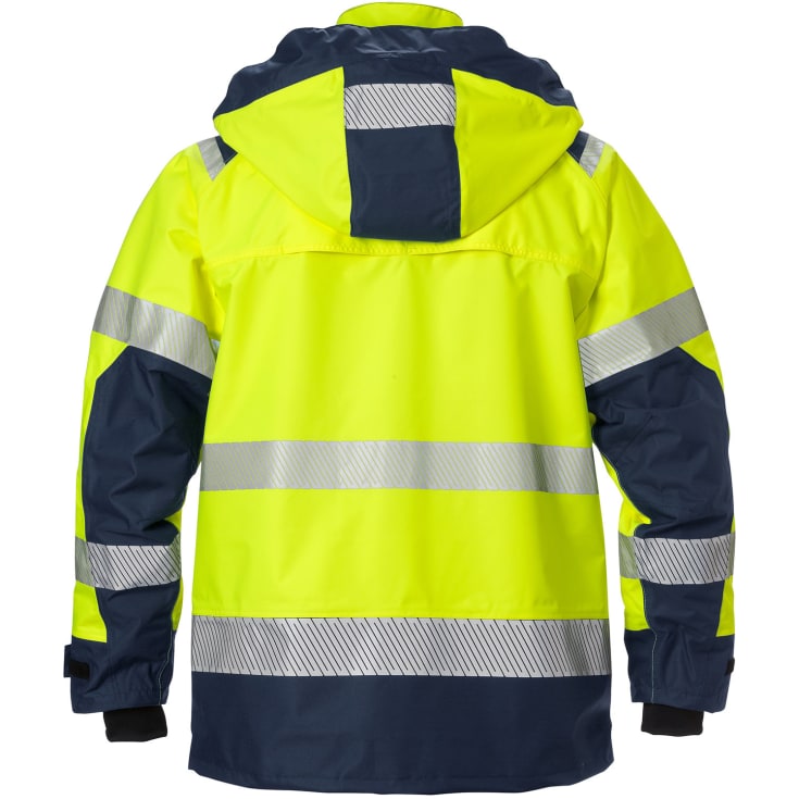 Fristads Airtech® skaljakke 4515, Hi-vis Gul/Marine, M