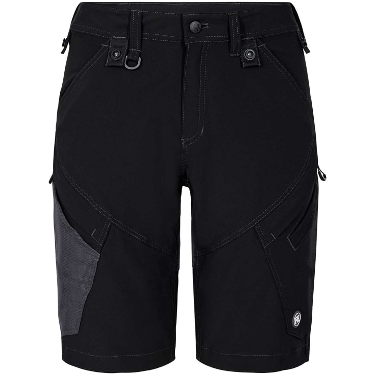 Engel X-treme arbejdsshorts full stretch, Sort, 88