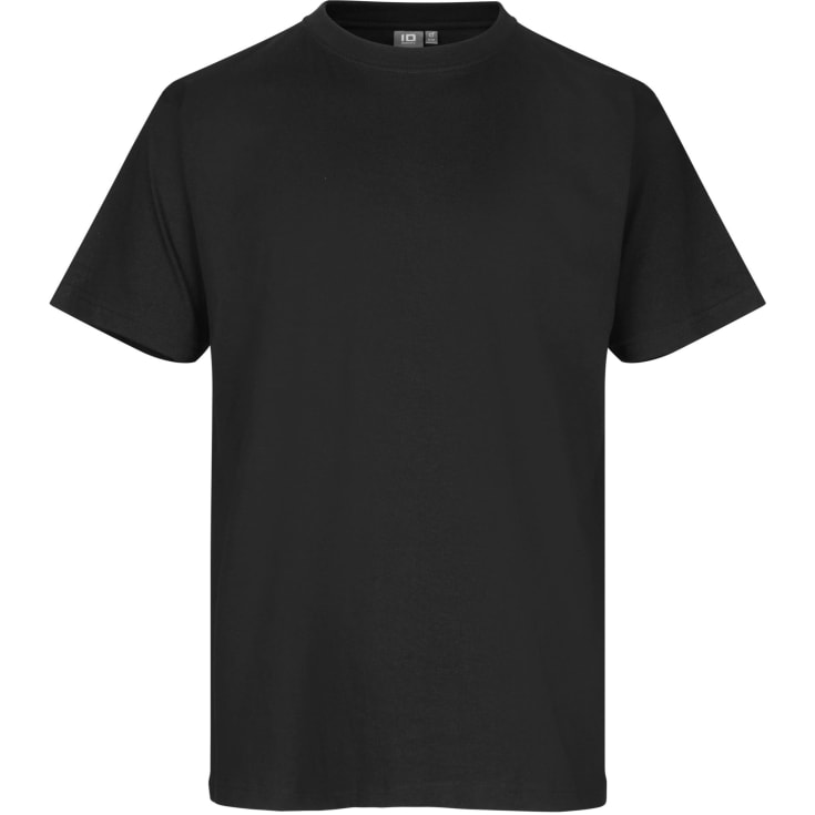 ID T-Time T-shirt, Sort, 4XL