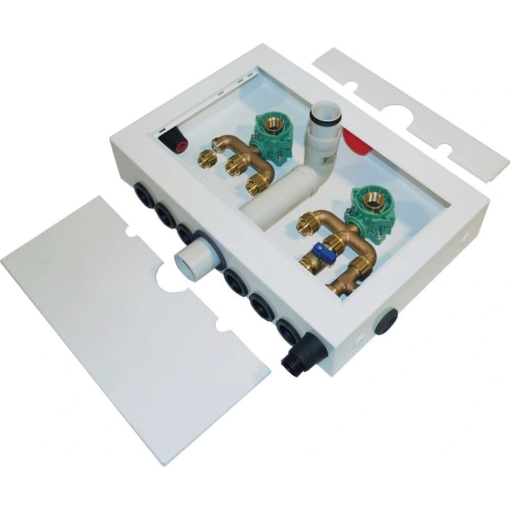 Sanipex minifordelerskap, 448x318x79,5 mm, hvit