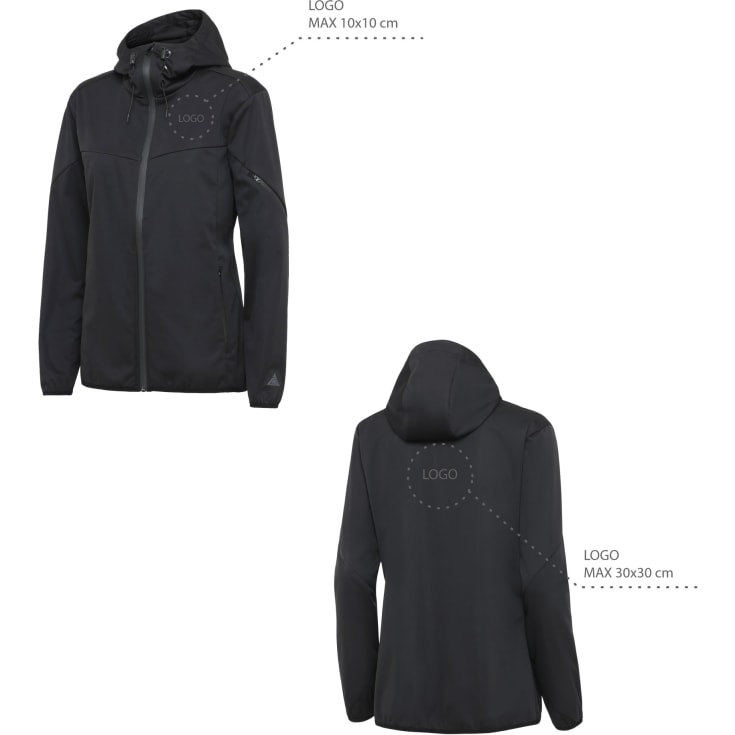 Pitch Stone dame softshelljakke, Black, S