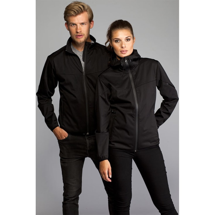Pitch Stone dame softshelljakke, Black, S