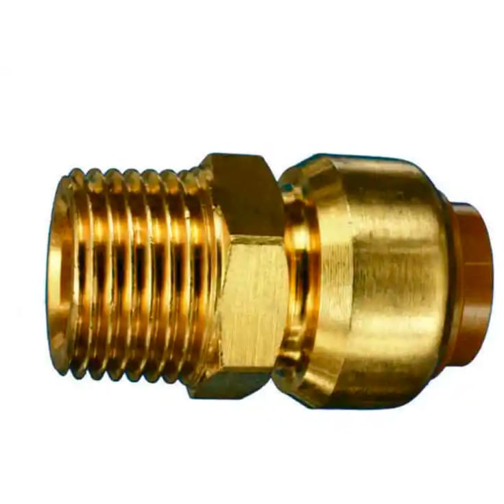 Tectite Classic messing tippunion, 15 mm x 3/8"