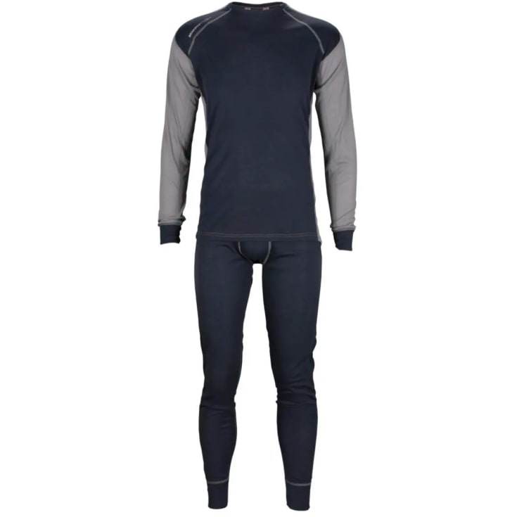 Bekken & Strøm Majavatn superundertøy sett, unisex, str. 2XL, koksgrå/grå