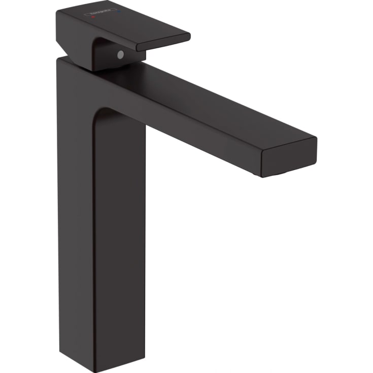 Hansgrohe Vernis servantbatteri 190, med bunnventil, sort matt