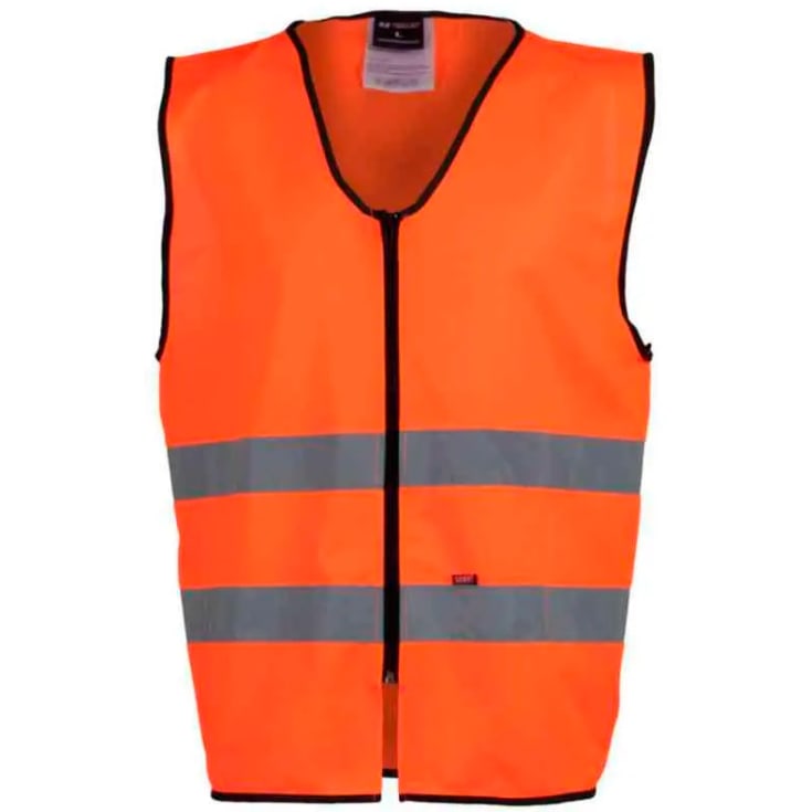 Bekken & Strøm Dokka refleksvest, HiVis kl.2, unisex, str. 2XL, HiVis oransje