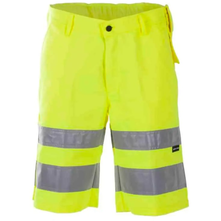 Bekken & Strøm Dokka shorts, HiVis kl.2, unisex, str. 46, gul