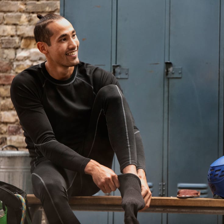 Fristads termoundertøjssæt 7416, Sort, 2XL