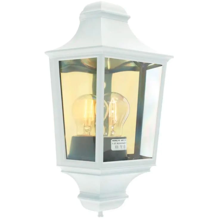 Norlys Glasgow 730 vegglampe, LED max 9W, E27, IP54, hvit