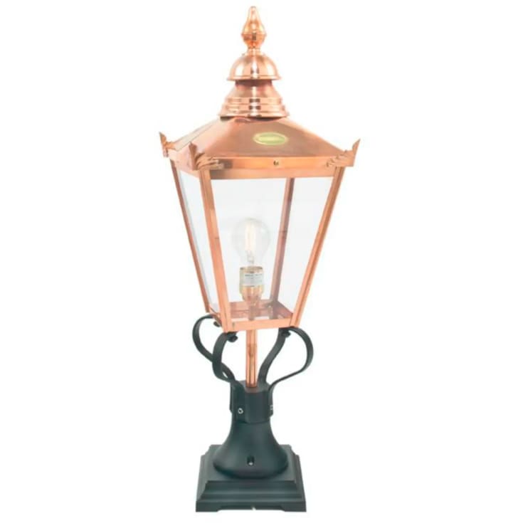 Norlys Chelsea 957 portstolpe, LED max 11W, E27, IP44, kobber