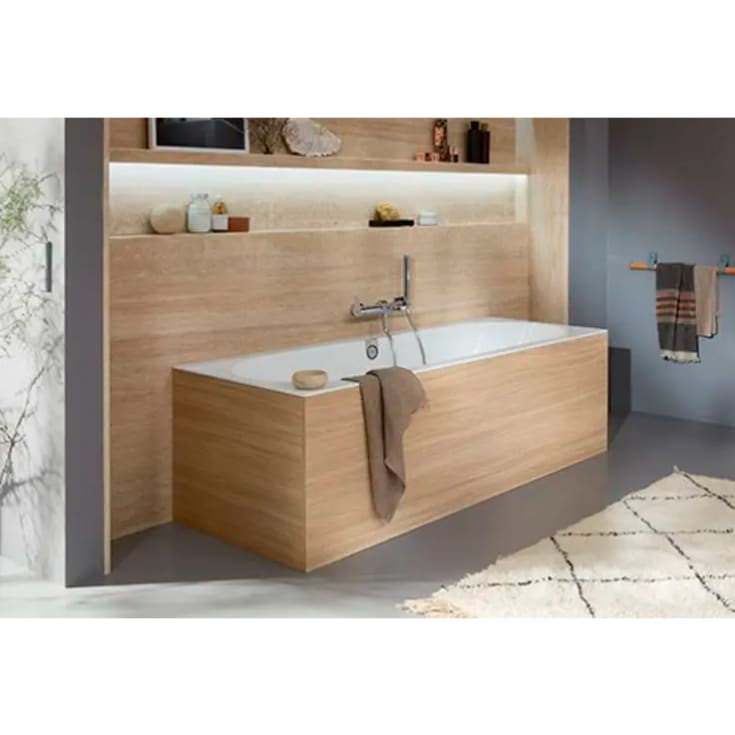 Villeroy & Boch Oberon 2.0 badekar for innbyg, 170x75 cm, hvit