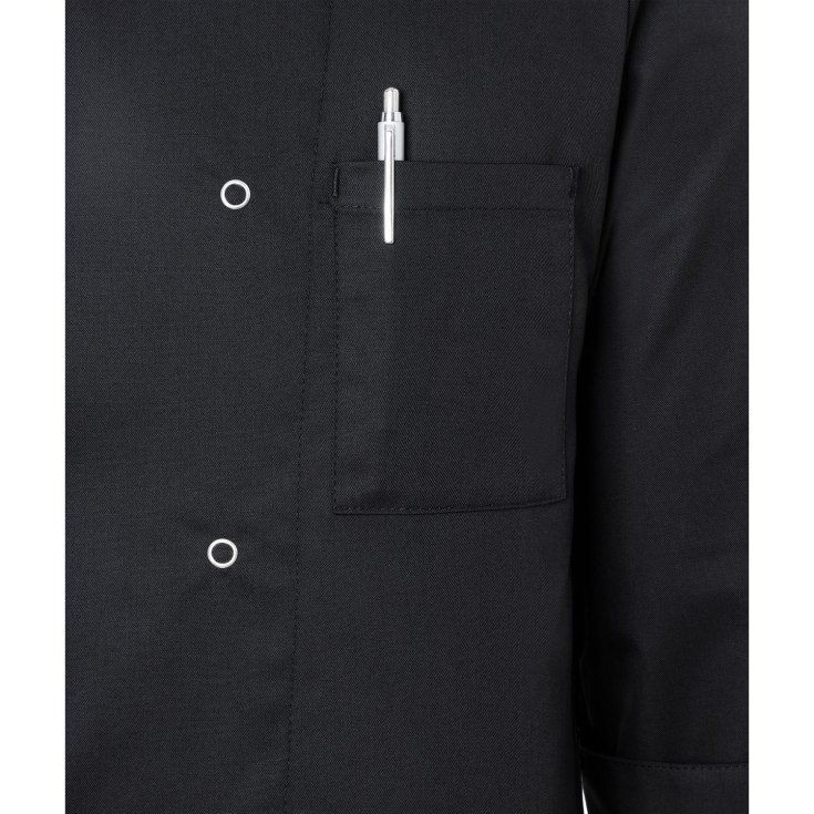 Karlowsky Basic kokkejakke, Sort, L