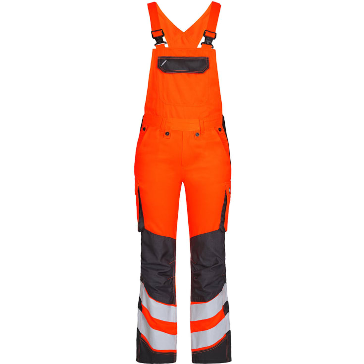 Engel Safety Light dame overalls, Hi-vis orange/Grå, 40