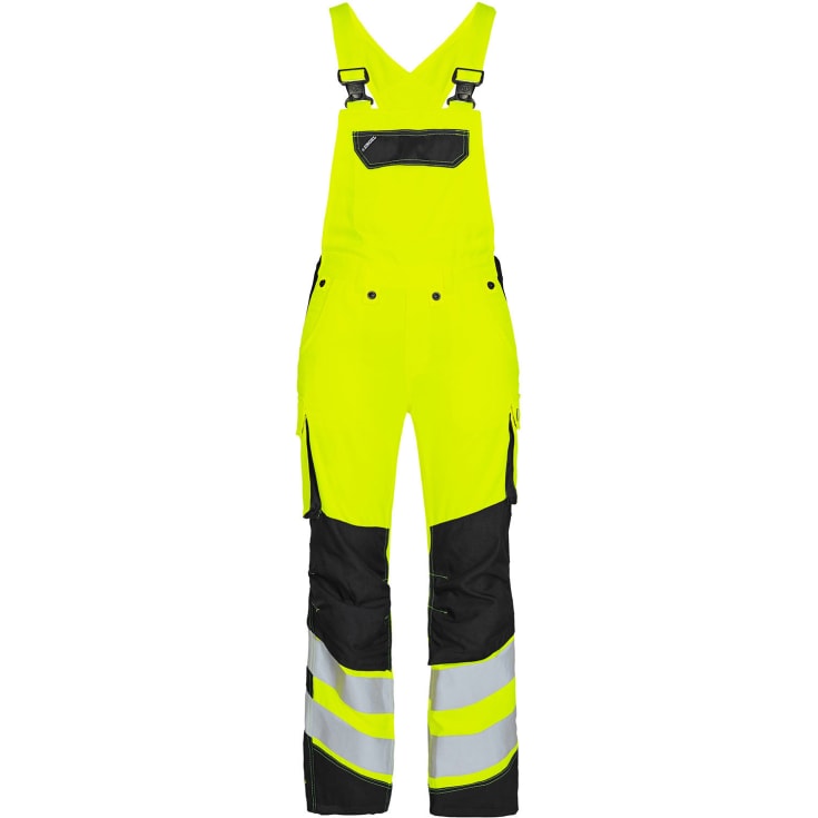 Engel Safety Light dame overalls, Hi-vis Gul/Sort, 46