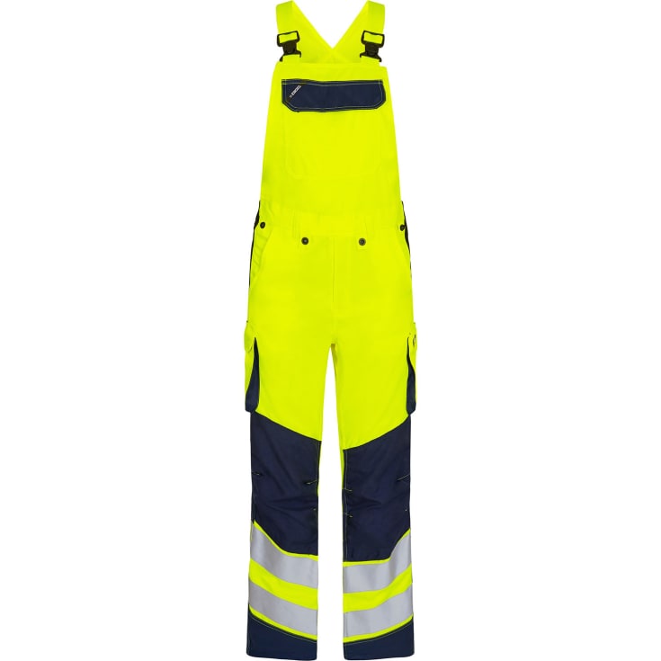 Engel Safety Light overall, Hi-Vis Gul/Blue Ink, 116