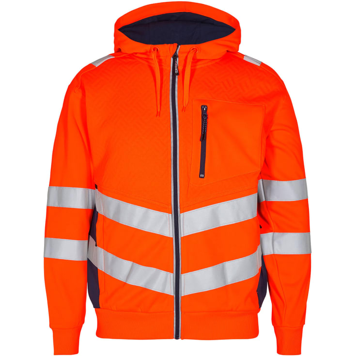 Engel Safety hættetrøje, Orange/Blue Ink, 3XL