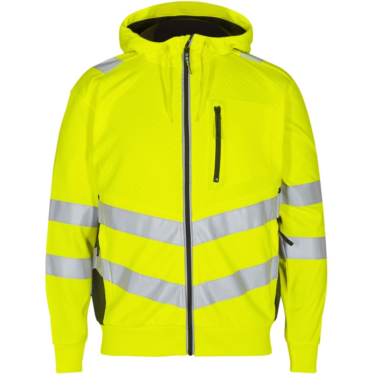 Engel Safety hættetrøje, Hi-vis Gul/Sort, XL