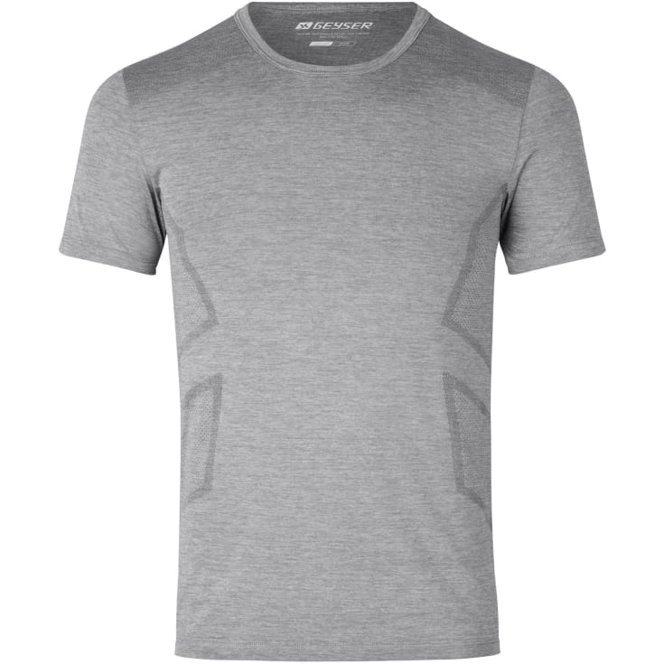 GEYSER seamless T-shirt, Grå Melange, XS
