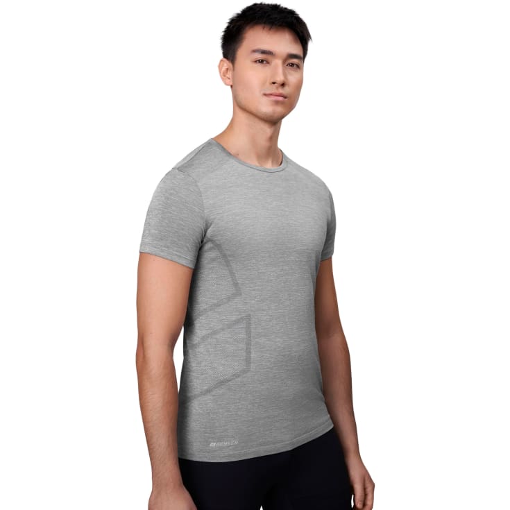 GEYSER seamless T-shirt, Grå Melange, XS
