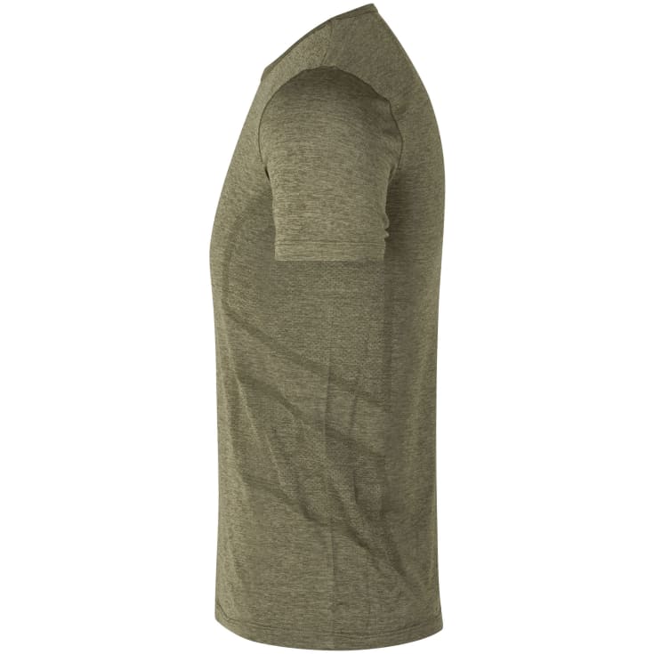 GEYSER seamless T-shirt, Oliven melange, XS