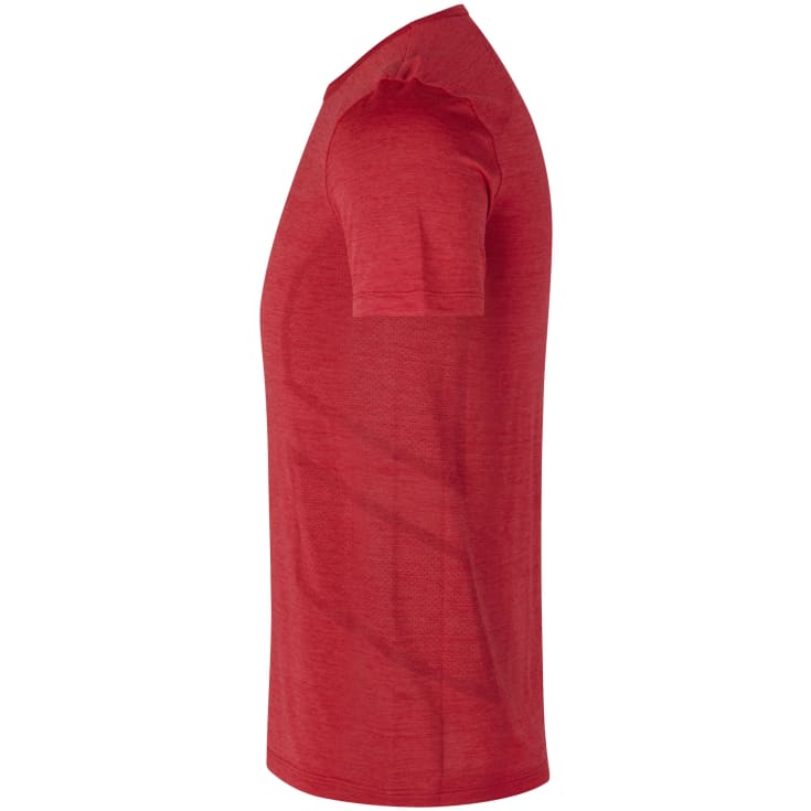 GEYSER seamless T-shirt, Rød Melange, XS