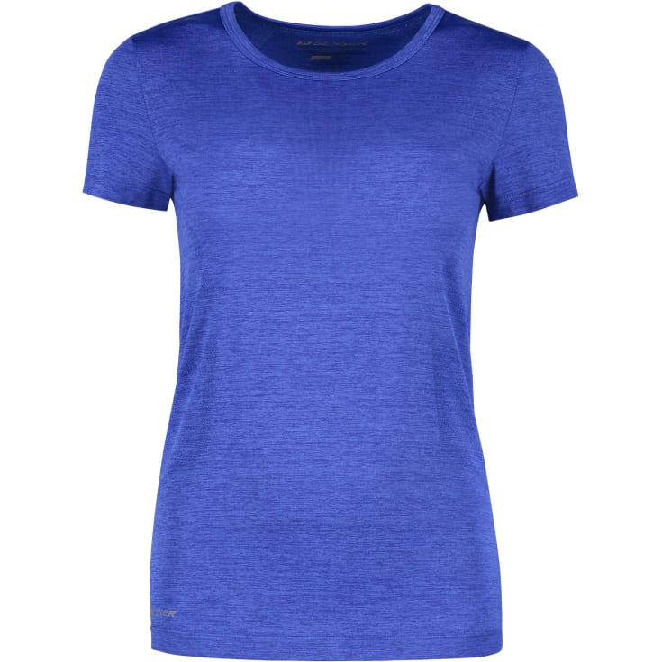 GEYSER Seamless dame T-shirt, Kongeblå melange, S