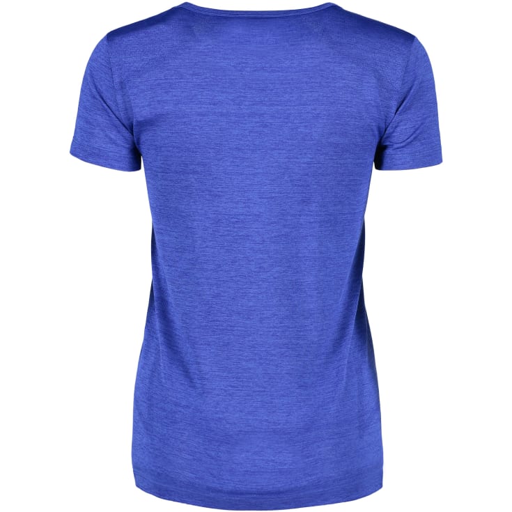 GEYSER Seamless dame T-shirt, Kongeblå melange, S