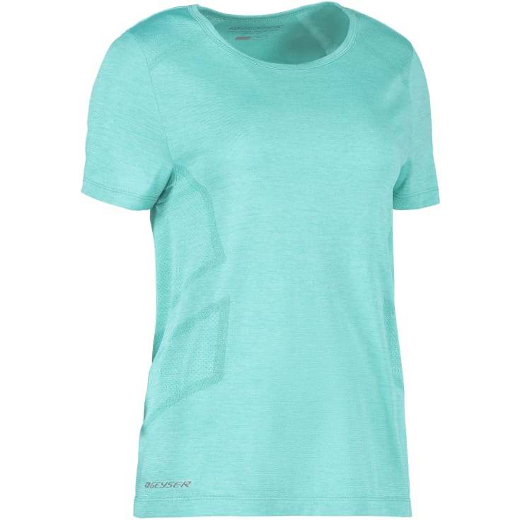 GEYSER Seamless dame T-shirt, Mint melange, 3XL