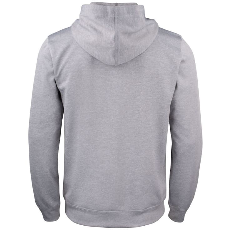Clique Basic Active  hættetrøje, Gråmeleret, 2XL