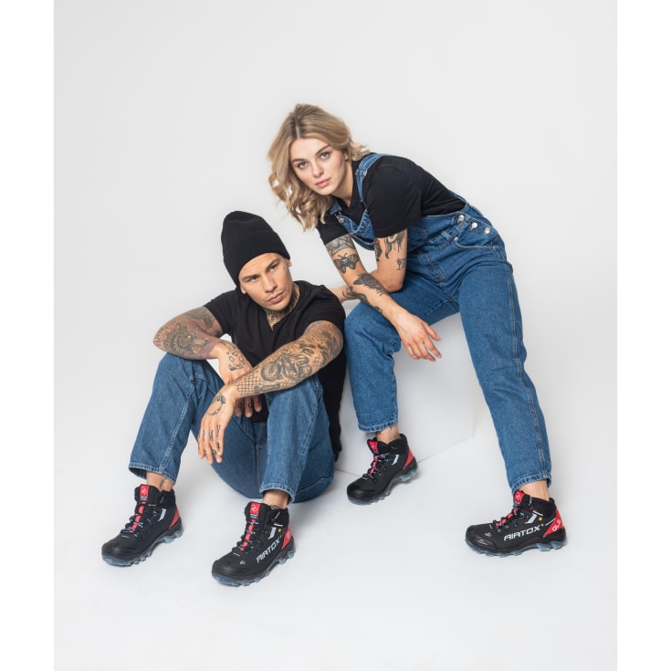 Airtox GL6 sikkerhedsstøvletter S3, Sort, 39