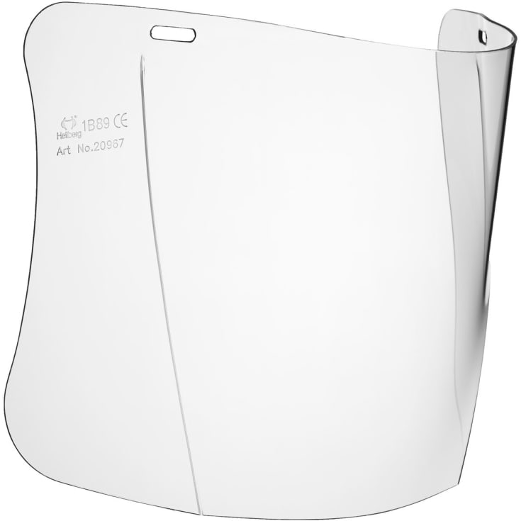 Hellberg Safe polykarbonat visir med lysbuebeskyttelse, Transparent, ONESIZE