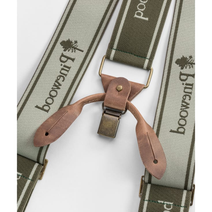 Pinewood Logo 2.0 seler, Dark Olive, ONESIZE