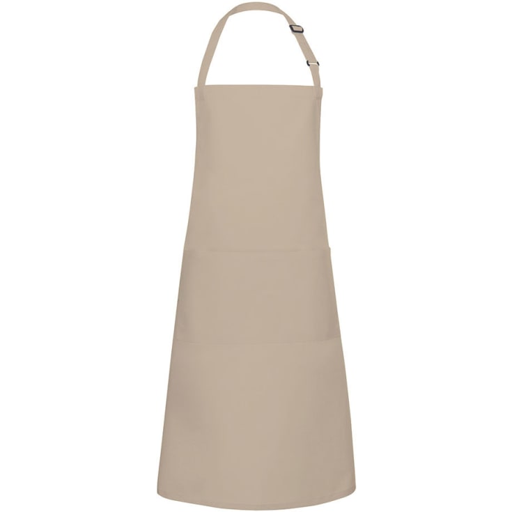 Karlowsky Basic forklæde med lommer, sand, onesize