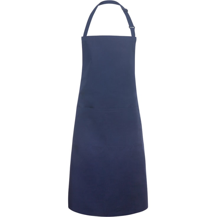 Karlowsky Basic forklæde med lommer, marineblå, onesize