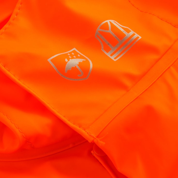 Lyngsøe PU regndragt, Hi-vis Orange, XL