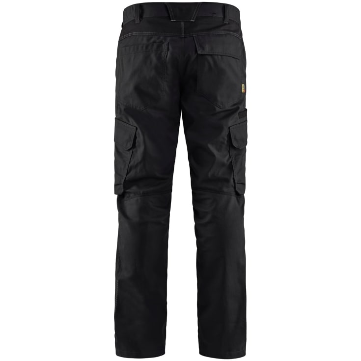 Blåkläder Workwear 1444 servicebukser med 2-vejs stretch, sort, str. D124